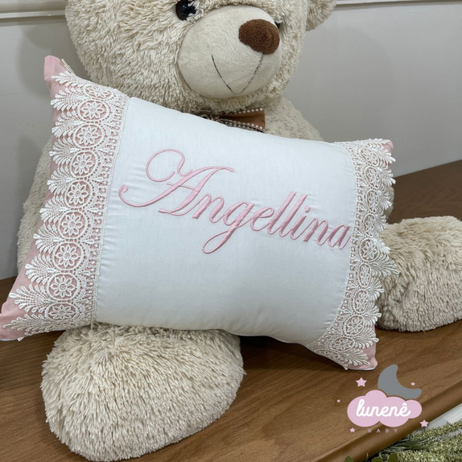 Almofada Personalizada Lunenê Baby Angellina 9079