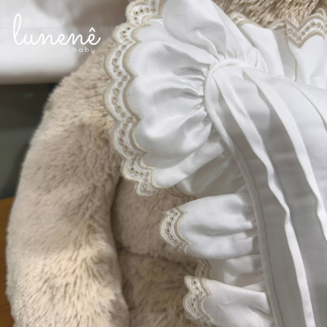 Almofada Personalizada Lunenê Baby Castelli Caqui 400 Fios 4579