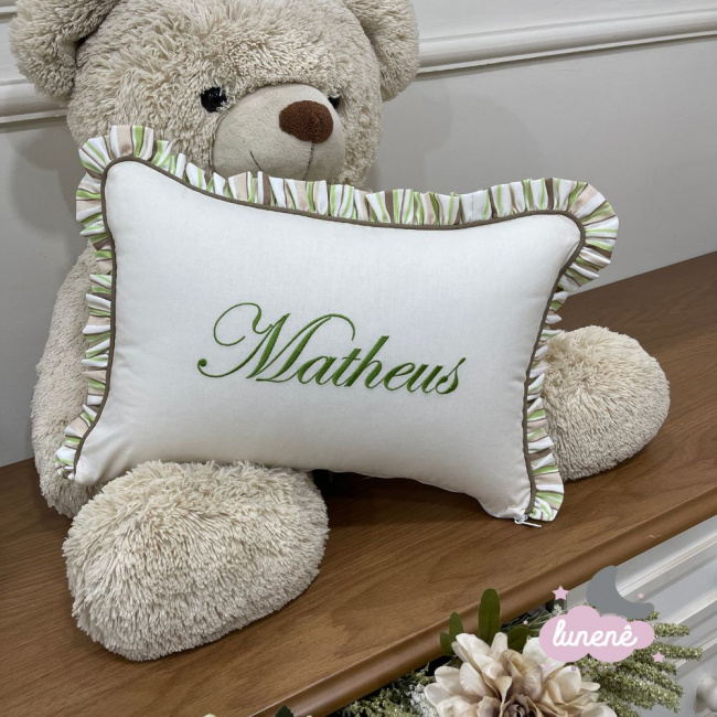 Almofada Personalizada Lunenê Baby Matheus 9074