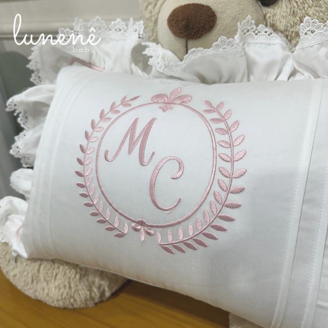 Almofada Personalizada Lunenê Baby Premium 400 Fios 4557