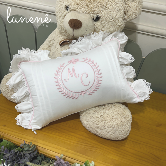 Almofada Personalizada Lunenê Baby Premium 400 Fios 4557