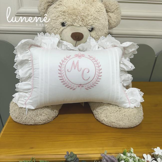 Almofada Personalizada Lunenê Baby Premium 400 Fios 4557