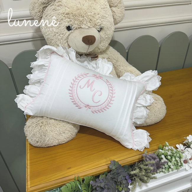 Almofada Personalizada Lunenê Baby Premium 400 Fios 4557