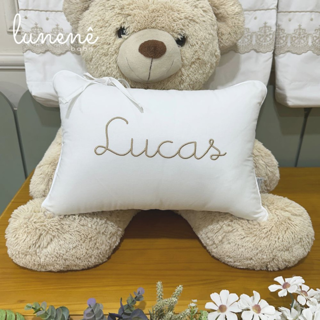 Almofada Personalizada Classic Caqui 200 Fios 4543