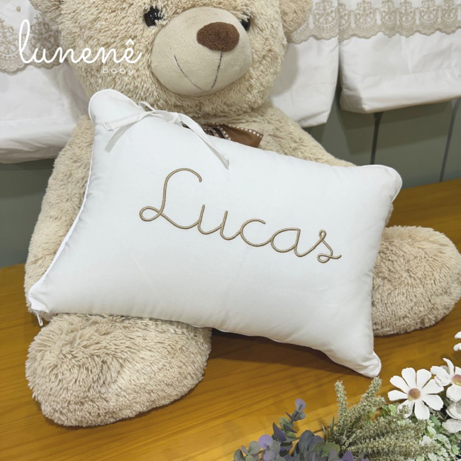 Almofada Personalizada Classic Caqui 200 Fios 4543