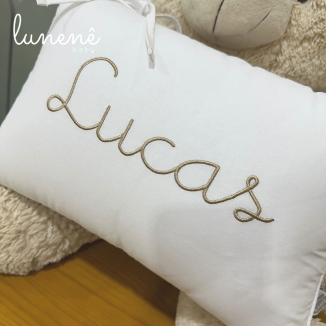 Almofada Personalizada Classic Caqui 200 Fios 4543