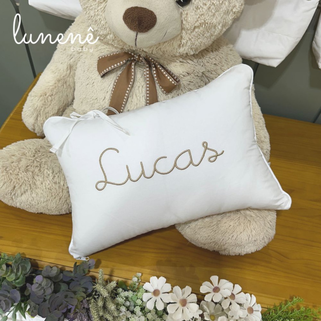 Almofada Personalizada Classic Caqui 200 Fios 4543