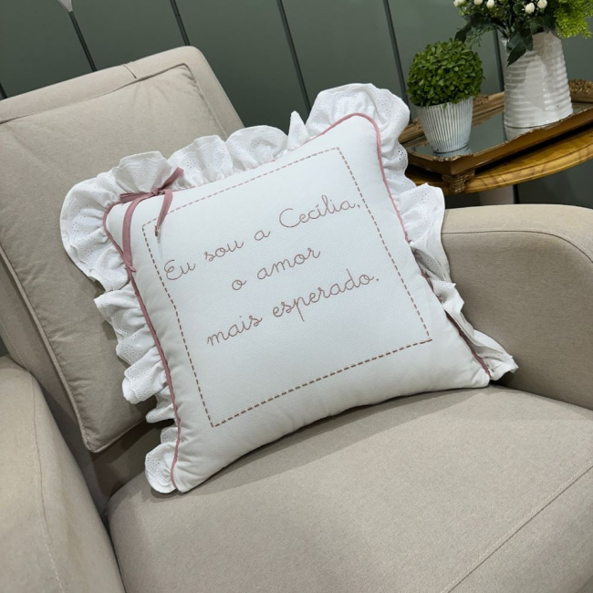 Almofada Personalizada Piquezinho Amor mais Esperado
