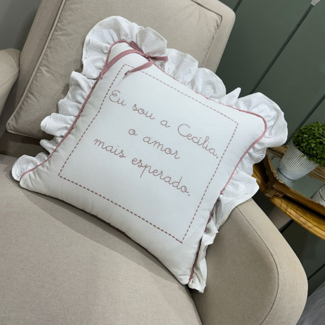 Almofada Personalizada Piquezinho Amor mais Esperado