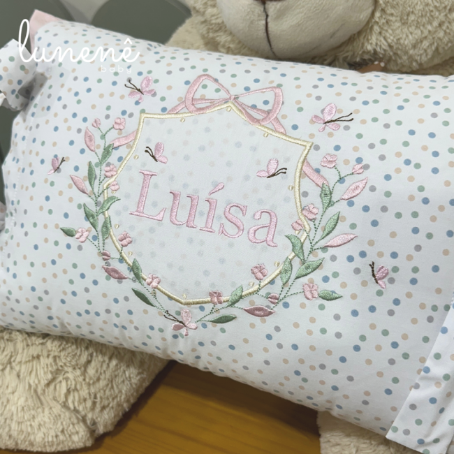 Almofada Personalizada Poá Colorido 200 Fios 4546