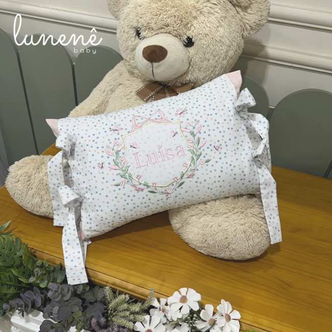 Almofada Personalizada Poá Colorido 200 Fios 4546