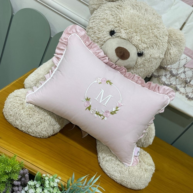 Almofada Personalizada Rose Luma Baby 200 Fios 4503