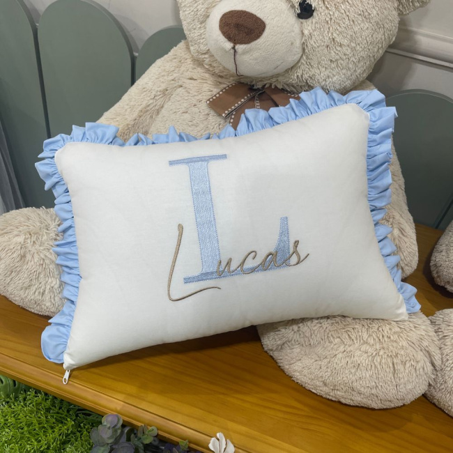 Almofada Personalizada Trenzinho Baby 200 Fios 4515