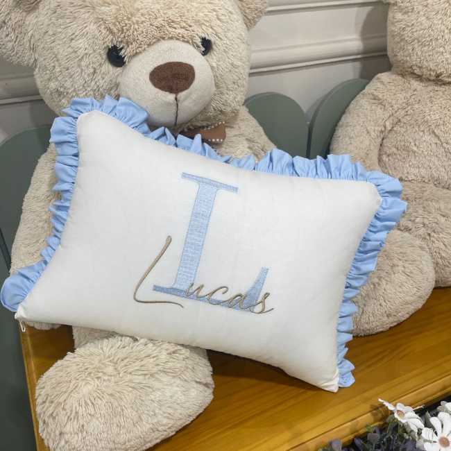 Almofada Personalizada Trenzinho Baby 200 Fios 4515