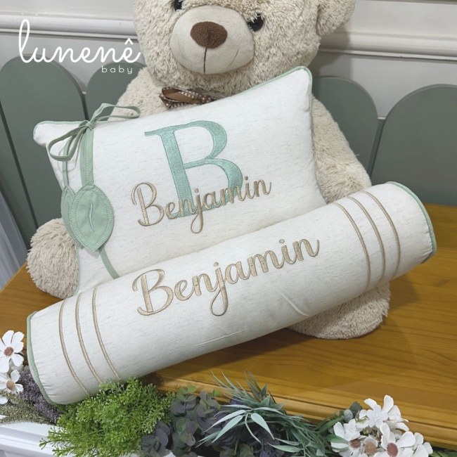 Almofadas 02 peças Lunenê Baby Benjamin 9003