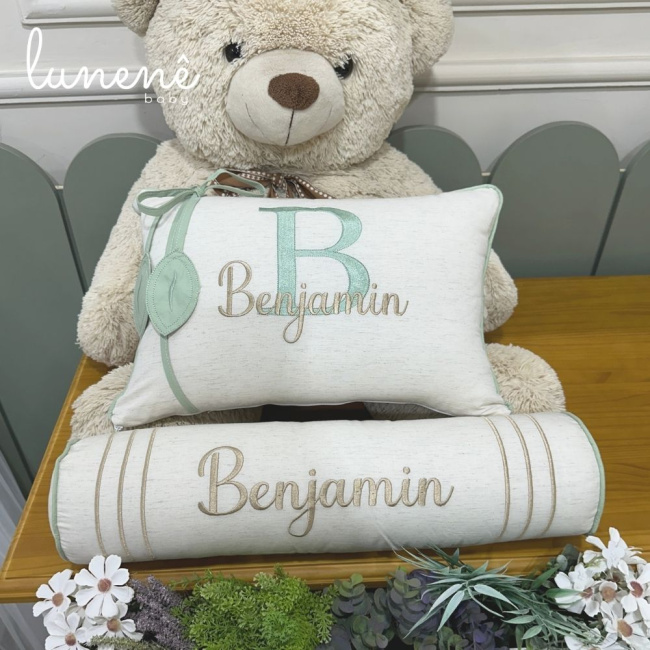 Almofadas 02 peças Lunenê Baby Benjamin 9003