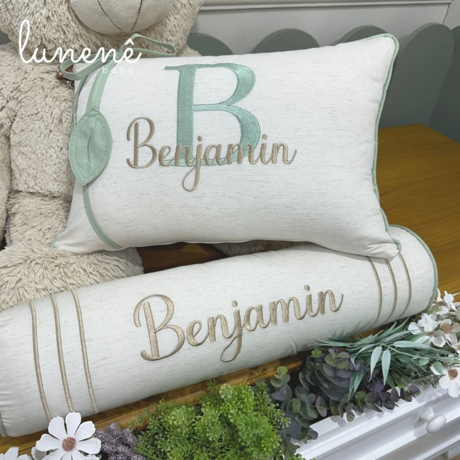 Almofadas 02 peças Lunenê Baby Benjamin 9003