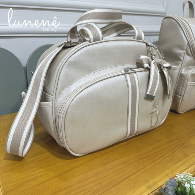 Bolsa Maternidade Cáqui Personalizada 4450