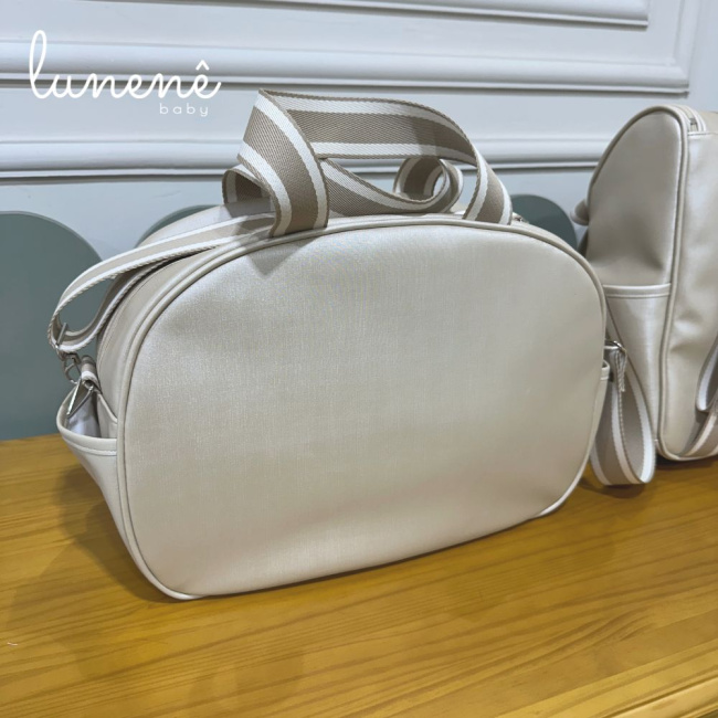 Bolsa Maternidade Cáqui Personalizada 4450