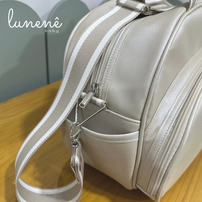 Bolsa Maternidade Cáqui Personalizada 4450