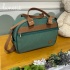 Bolsa Maternidade Tecido Verde e Caramelo 4631