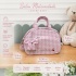 Bolsa Maternidade Personalizada Tecido Xadrez Rosa 4612