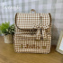 Bolsa Mochila Tecido Xadrez Country Baby 4691
