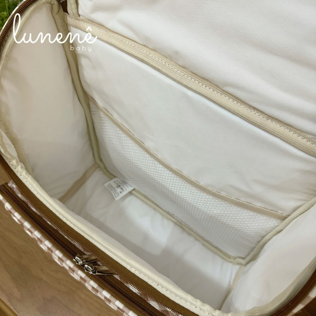Bolsa Mochila Tecido Xadrez Country Baby 4691