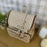 Bolsa Mochila Tecido Xadrez Country Baby 4691