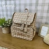 Bolsa Mochila Tecido Xadrez Country Baby 4691
