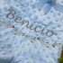 Cobertor Bebê Personalizado Sweet Baby Azul 1.50 X 1.00