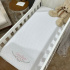 Cobertor Bebê Personalizado Sweet Baby Branco 1.50 X 1.00