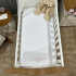 Cobertor Bebê Personalizado Sweet Baby Branco 1.50 X 1.00