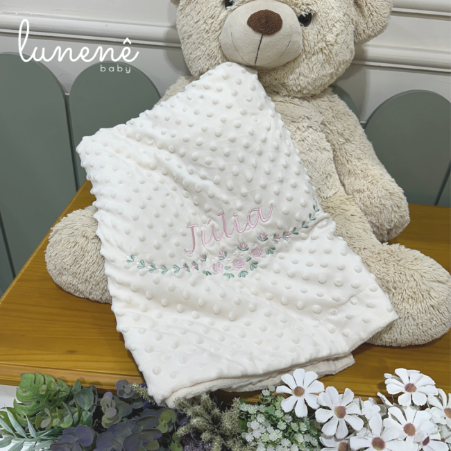 Cobertor Bebê Sweet Baby Bege 1.50 X 1.00 Júlia 4515