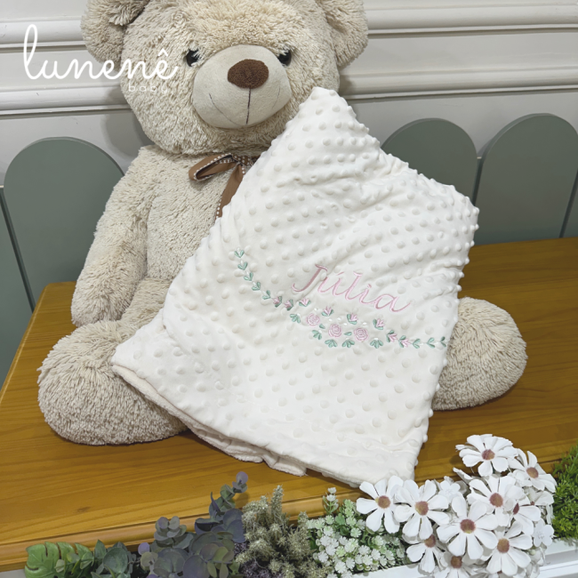 Cobertor Bebê Sweet Baby Bege 1.50 X 1.00 Júlia 4515