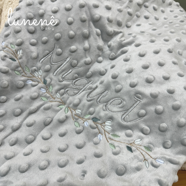 Cobertor Bebê Sweet Baby Cinza 1.50 X 1.00 Miguel 4517