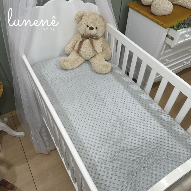 Cobertor Bebê Sweet Baby Cinza 1.50 X 1.00 Miguel 4517