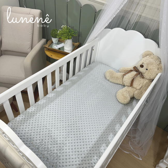 Cobertor Bebê Sweet Baby Cinza 1.50 X 1.00 Miguel 4517