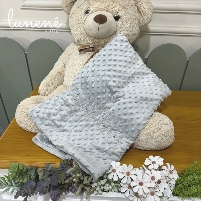 Cobertor Bebê Sweet Baby Cinza 1.50 X 1.00 Miguel 4517