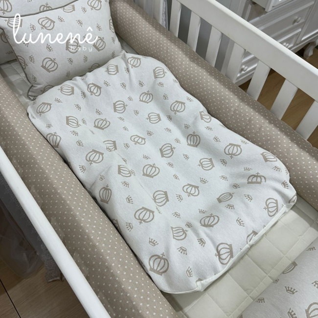 Cochilinho Baby 70 x 45 Coroa Caqui 160 Fios 4630