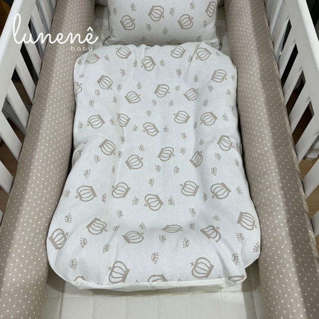Cochilinho Baby 70 x 45 Coroa Caqui 160 Fios 4630