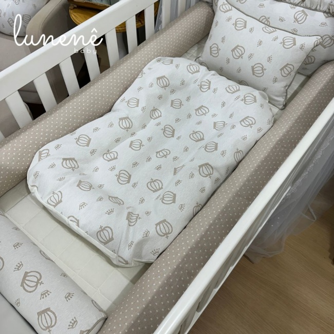 Cochilinho Baby 70 x 45 Coroa Caqui 160 Fios 4630