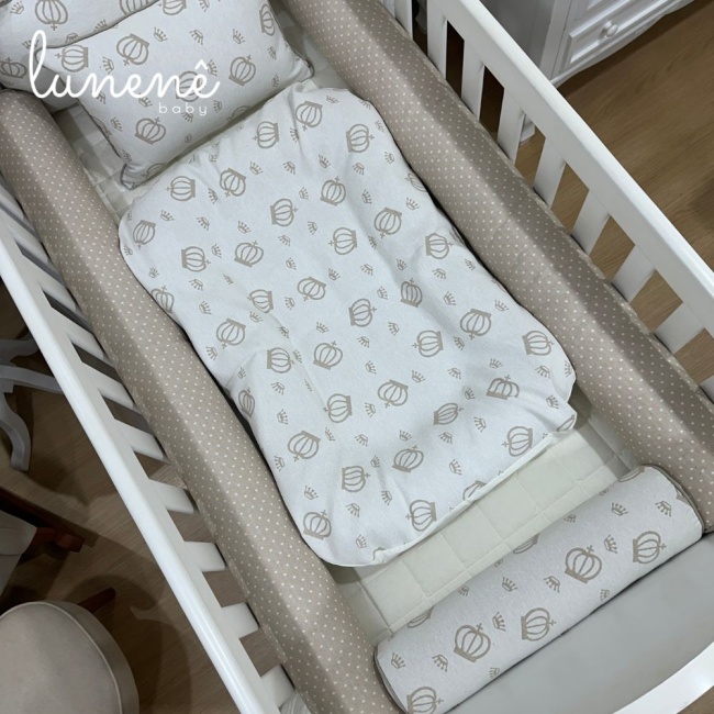 Cochilinho Baby 70 x 45 Coroa Caqui 160 Fios 4630
