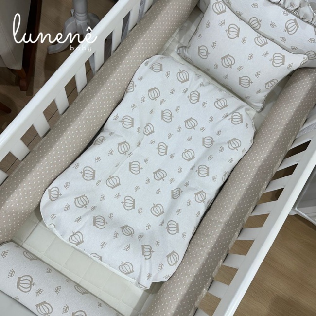 Cochilinho Baby 70 x 45 Coroa Caqui 160 Fios 4630