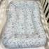 Cochilinho Baby 70 x 45 Floral Azul 200 Fios 4600