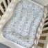 Cochilinho Baby 70 x 45 Floral Azul 200 Fios 4600