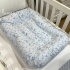 Cochilinho Baby 70 x 45 Floral Azul 200 Fios 4600