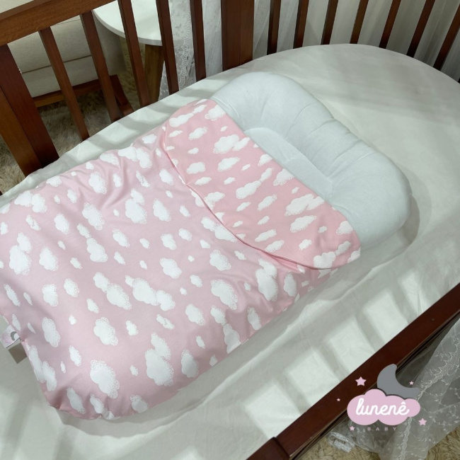 Cochilinho Baby 70 x 45 Nuvem Rosa 9009