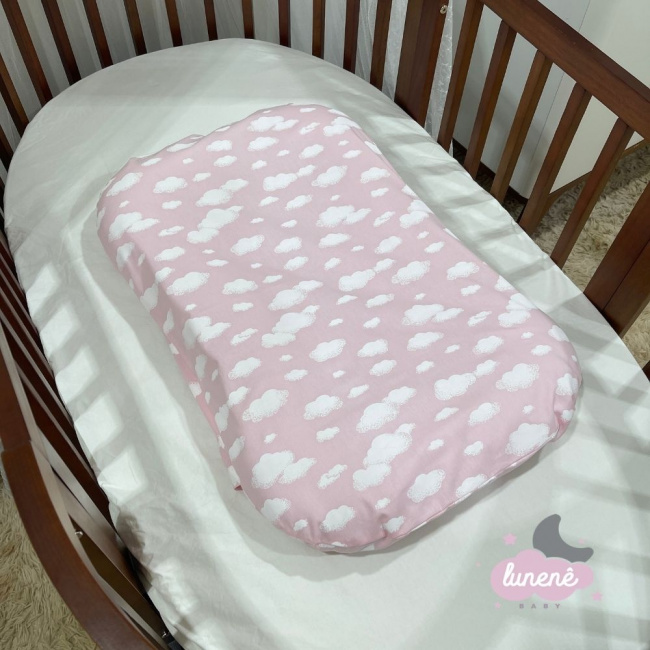 Cochilinho Baby 70 x 45 Nuvem Rosa 9009