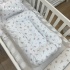 Cochilinho Baby 70 x 45 Rose Bichinhos 160 Fios 4617